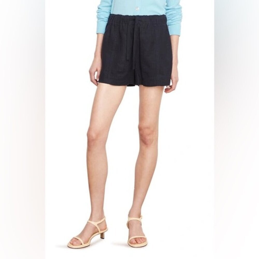Vince hemp pull on shorts in blue s